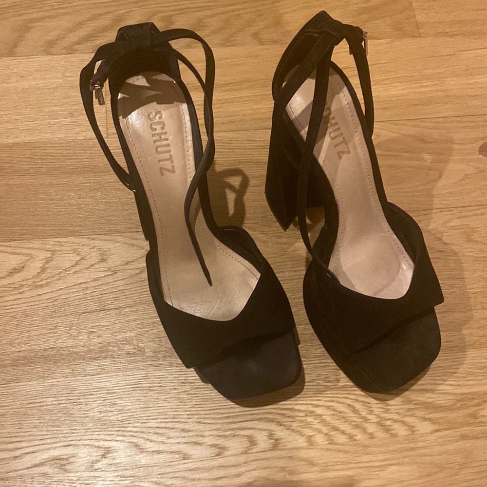 schutz platform heels
